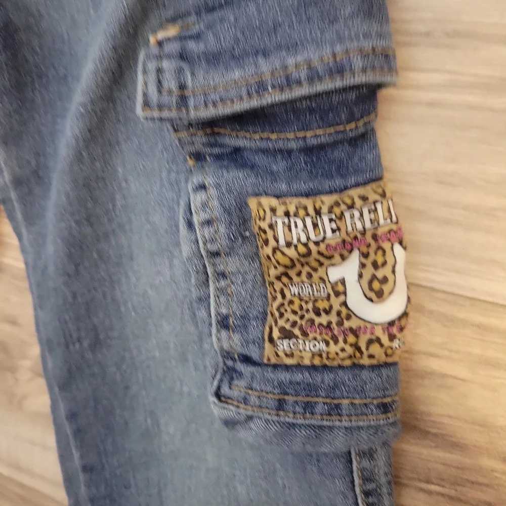 Kid Size Girl‎ True Religion Jeans Size 5/6 Adjustable Waist Straight Leg
